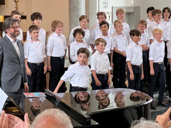 Sonderborg Drengekor opfører koncert i Christianskirken.