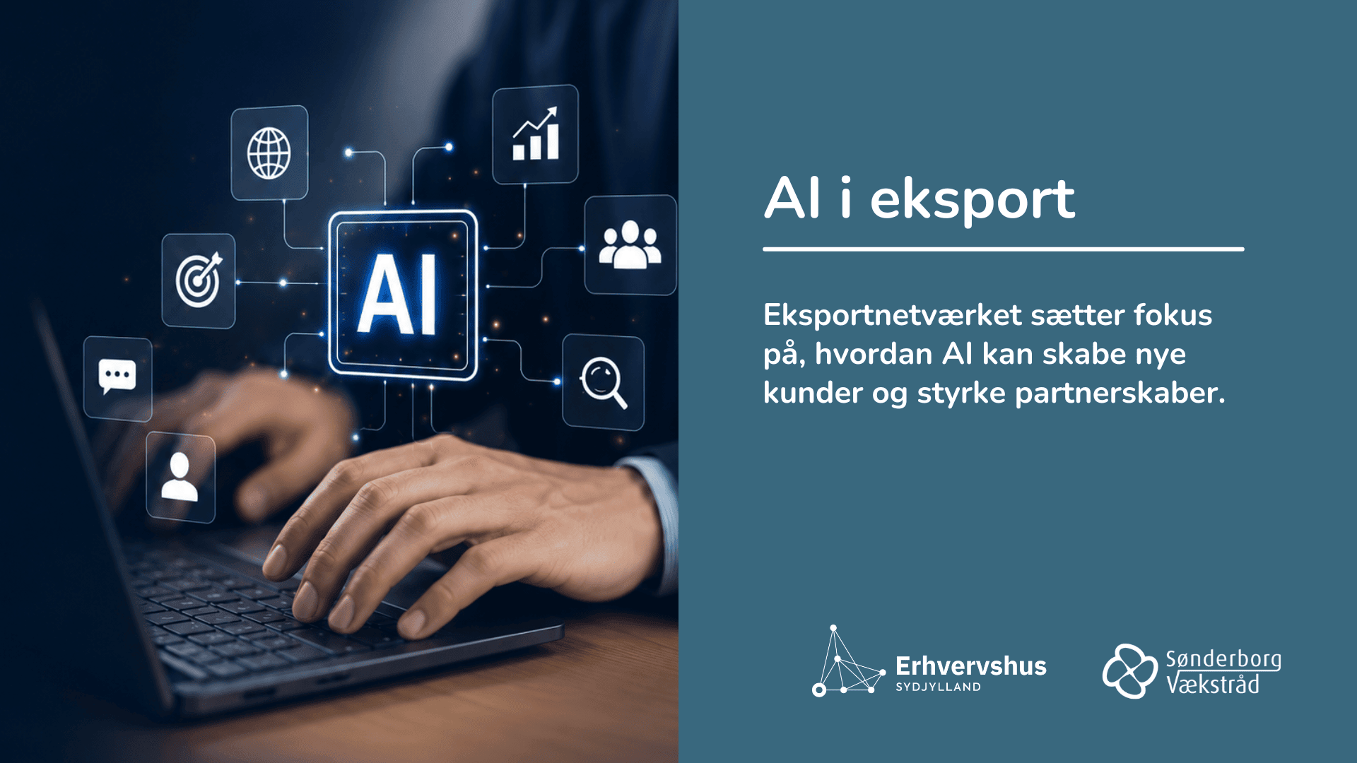 AI i eksport – fra inspiration til handling AI i eksport: Eksportnetværket skaber nye forretningsmuligheder.