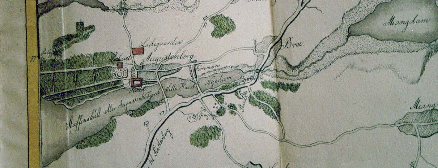 oversigtskort_1700tallet Hertugernes Augustenborg